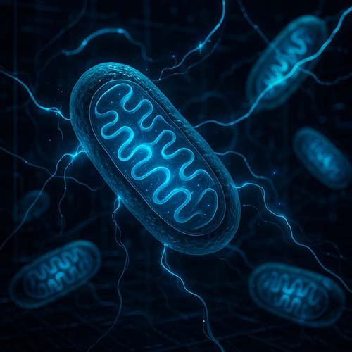 Mitocondrias activadas con energía celular